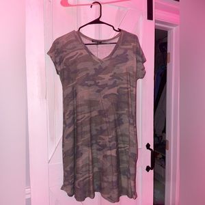 camo dress